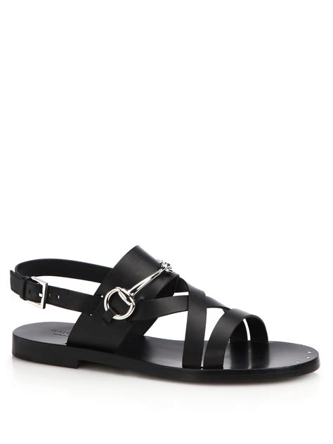 gucci black sandals flat|gucci juliette strappy flat sandals.